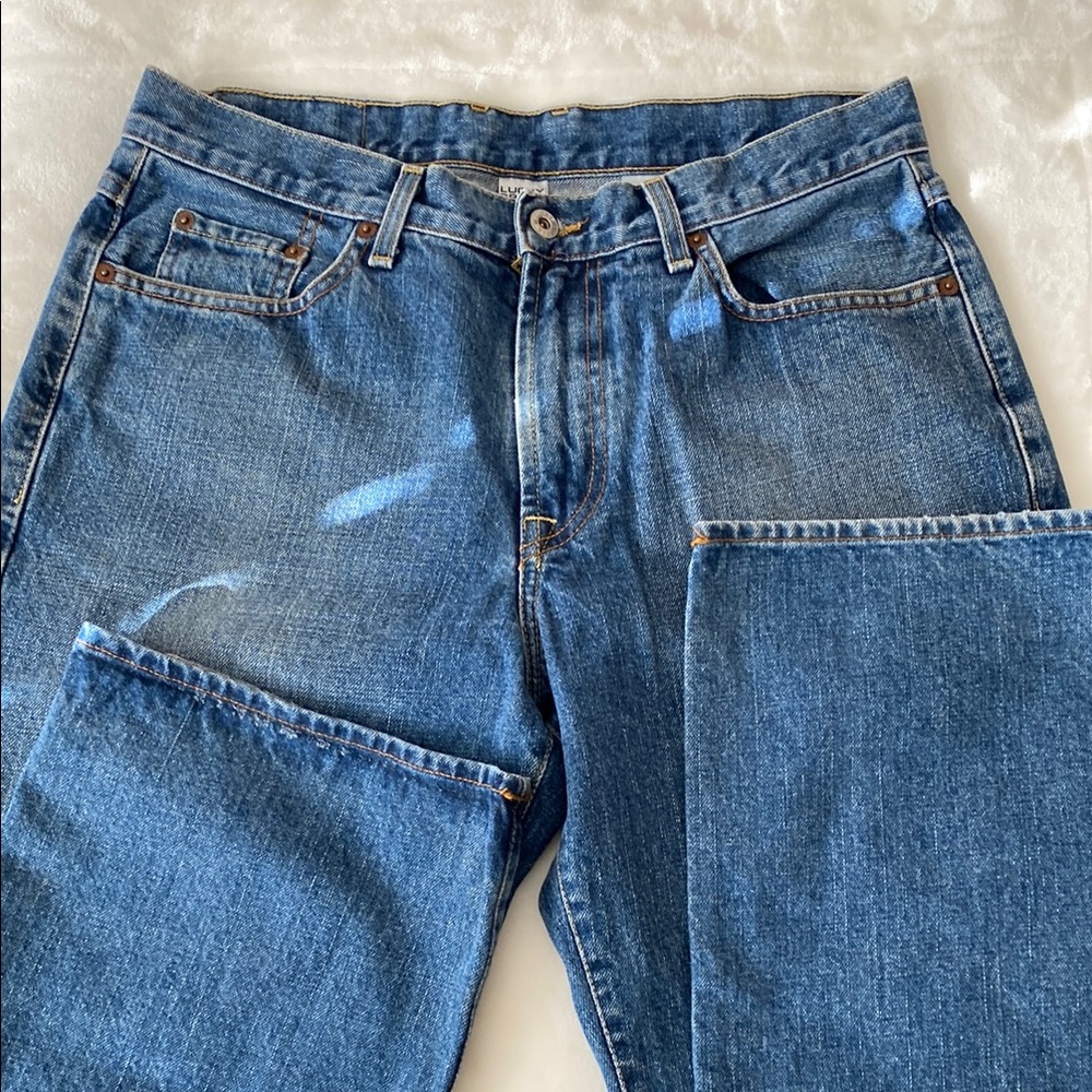 Lucky Brand Dungarees Straight Leg Jeans/Made in USA/Size 32 - Picture 2 of 10